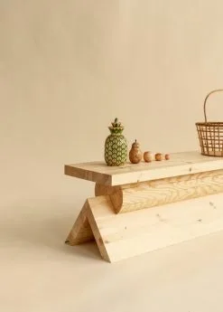 Vaarnii 006 AA Bench, Pine -Stools Store 007 AA Bench