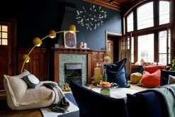 Fatboy Original Slim Velvet Recycled Bean Bag, Night -Stools Store 02FATBOY Deventer 0137 lr