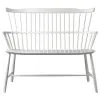 FDB Møbler J52D Bench, White -Stools Store 101FDBmobler 19 TH