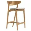 Sibast No 7 Bar Stool, 65 Cm, White Lacquered Oak - Grey Remix 123 -Stools Store 10Sibast TH