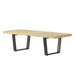 Vitra Nelson Bench, Short, Ash