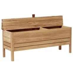 Form & Refine A Line Storage Bench, 111 Cm, Oak