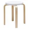 Artek Aalto Stool E60, White - Birch -Stools Store 11 Artek91 20 TH