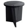 Nikari Marfa Stool/table, Black Stained Ash