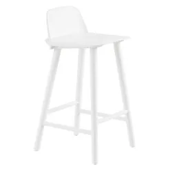 Muuto Nerd Counter Stool, 65 Cm, White