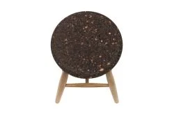 Stools Store -Stools Store 13056 Drifted Stool Dark Cork Oak angle 2