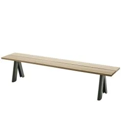 Skagerak Overlap Bench, Green Base