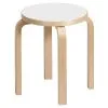 Artek Aalto Stool E60, White Laminate -Stools Store 13 Artek91 20 TH
