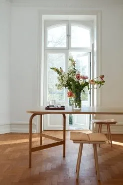 Skagerak Georg Jubilee Stool, Oak -Stools Store 1420034 1930337 Aldus Table2C Georg Jubilee Stool 03 M