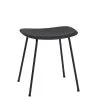 Muuto Fiber Stool, Tube Base, Black 1 Muuto Fiber Stool, Tube Base, Black -Stools Store 17MuutoAW2017 HV
