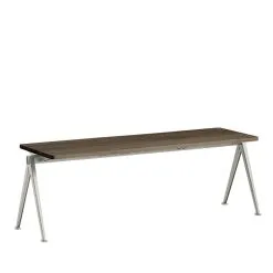 HAY Pyramid Bench 11, Beige - Smoked Oak