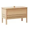 Form & Refine A Line Storage Bench, 68 Cm, White Oak -Stools Store 17 Form and Refine 21 TH