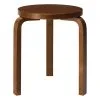 Artek Aalto Stool 60, Walnut -Stools Store 1843031 Stool 60 walnut stain master