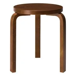 Artek Aalto Stool 60, Walnut
