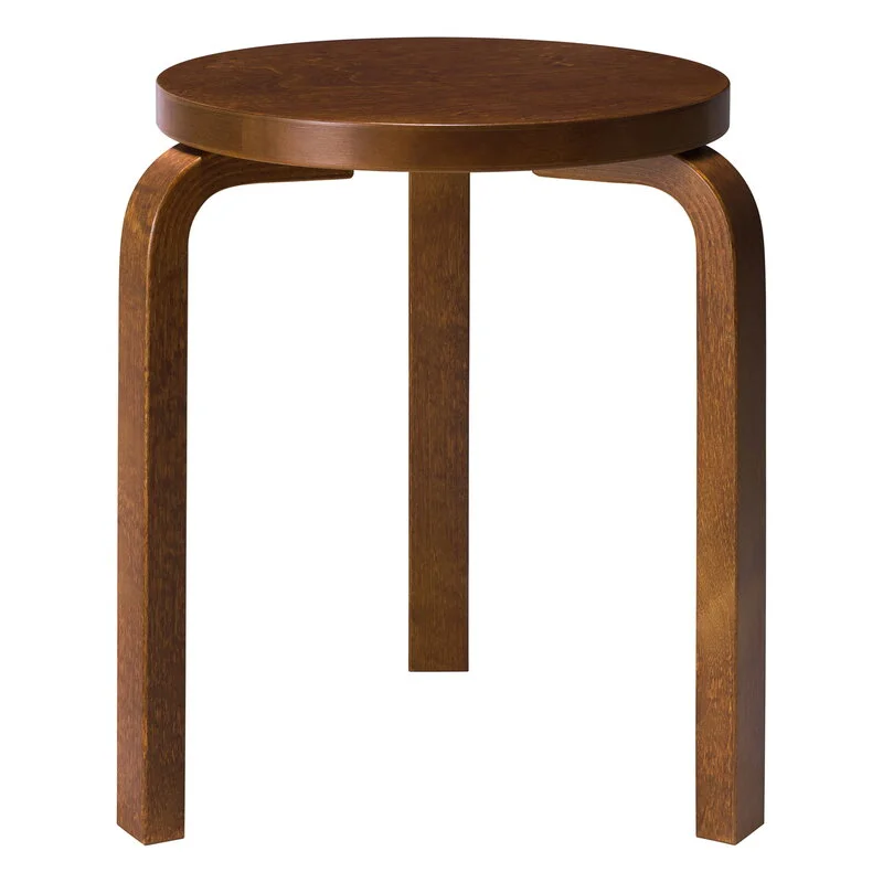 Artek Aalto Stool 60, Walnut 3 Artek Aalto Stool 60, Walnut