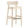 Woud Pause Counter Chair 2.0, 65 Cm, White Pigmented Oak