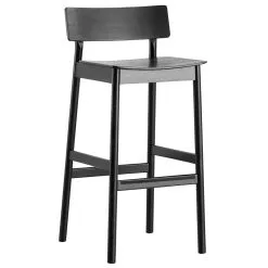 Woud Pause Bar Stool 2.0, 75 Cm, Black