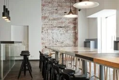 Artek Rocket Bar Stool, Black 9 Artek Rocket Bar Stool, Black -Stools Store 1888987 C Socjal Bistro Warsaw Poland 2012 photo Grzegorz Broniatowski and Tomasz Gasiewski 16 master 2