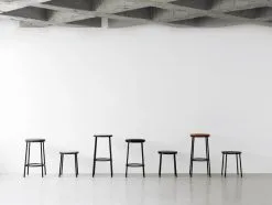 Normann Copenhagen Circa Stool, Black Steel - Black Oak -Stools Store 2021 Circa Stool Group 07