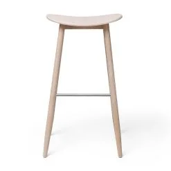 Massproductions Icha Bar Stool, 65 Cm, White Oiled Oak -Stools Store 20Massproduction18 TH