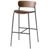 &Tradition Pavilion AV7 / AV9 Bar Stool, Lacquered Walnut -Stools Store 214AndTradition iso TH