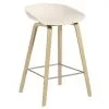 HAY About A Stool AAS32, 65 Cm, Soaped Oak - Cream White -Stools Store 2185Hay2018 TH