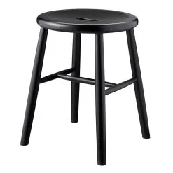 FDB Møbler J27 Stool, Black Beech