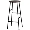 HAY Cornet Bar Stool, High, Black - Smoked Oak -Stools Store 2209Hay2018 TH
