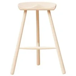 Form & Refine Shoemaker Chair No. 68 Bar Stool, Beech