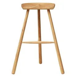 Form & Refine Shoemaker Chair No. 78 Bar Stool, Oak
