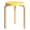 Artek Aalto Stool 60, Yellow - Birch -Stools Store 25 Artek91 20 TH