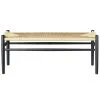 FDB Møbler J83B Bench, Black - Natural -Stools Store 28FDBMobler iso th