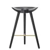 By Lassen ML42 Bar Stool, 69 Cm, Black Stained Beech - Brass -Stools Store 2ByLassenML42 iso HV