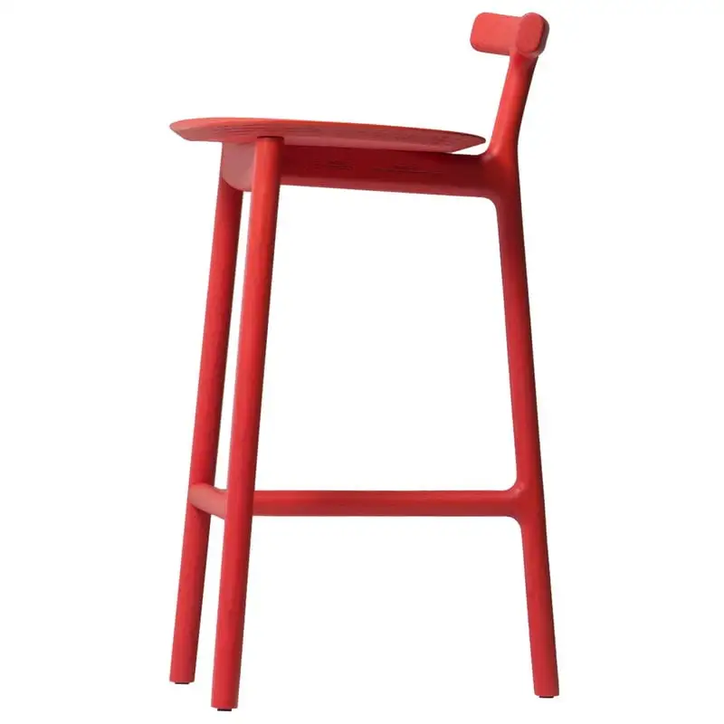 Mattiazzi MC7 Radice Bar Stool 65 Cm, Red 3 Mattiazzi MC7 Radice Bar Stool 65 Cm, Red