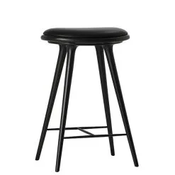 Mater High Stool, 69 Cm, Black Stained Beech