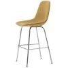 Fredericia Eyes 4 Leg Barstool, Brushed Chrome - Ochre -Stools Store 342Fredericia AK
