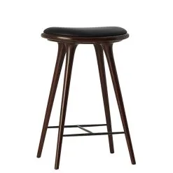 Mater High Stool, 69 Cm, Dark Stained Beech