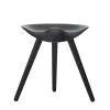 By Lassen ML42 Stool, 48 Cm, Black Stained Beech -Stools Store 38ByLassenSS2017 iso HV