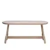 Massproductions Albert Bench, White Oiled Oak -Stools Store 3Albert HV
