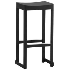 Artek Atelier Bar Stool, 75 Cm, Black