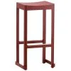 Artek Atelier Bar Stool, 75 Cm, Dark Red -Stools Store 405Artek AK