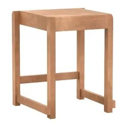 Frama Low Stool 01, Warm Brown Wood