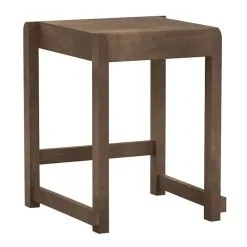 Frama Low Stool 01, Dark Wood