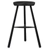 Form & Refine Shoemaker Chair No. 78 Bar Stool, Black Beech -Stools Store 42Form and refine 19 TH