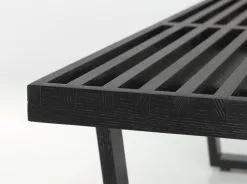 Vitra Nelson Bench, Short, Black Ash -Stools Store 5080239 Nelson Bench black master 1