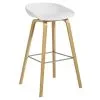 HAY About A Stool AAS32, 75 Cm, Lacquered Oak - White 2 HAY About A Stool AAS32, 75 Cm, Lacquered Oak - White -Stools Store 50Hay 21 TH