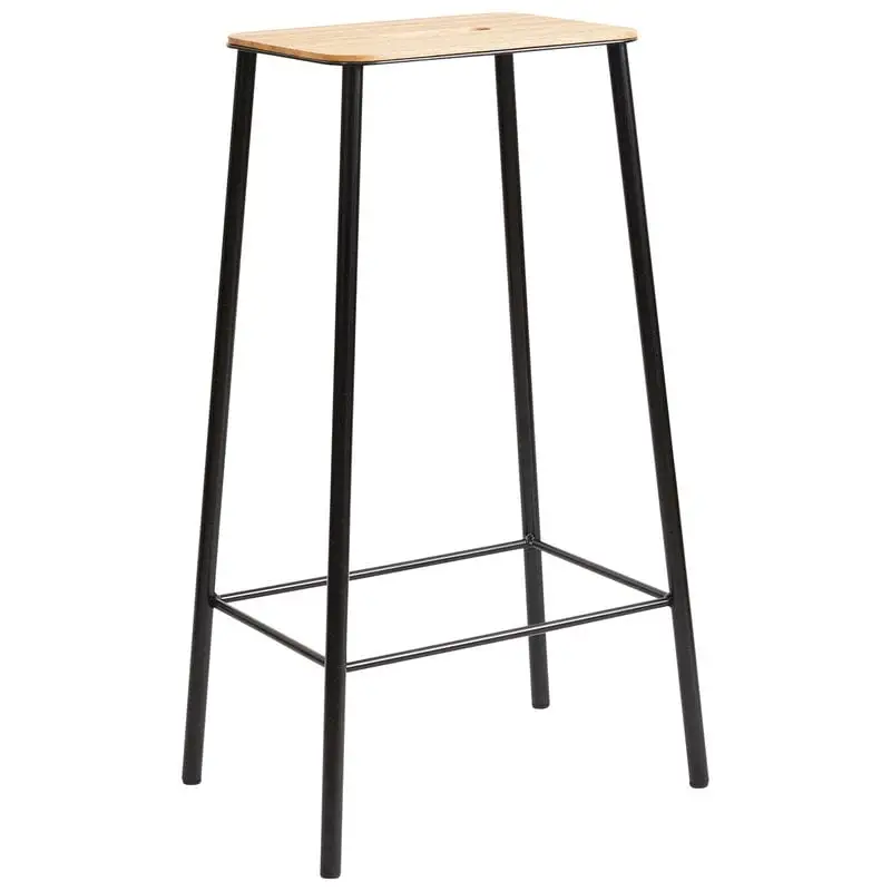 Frama Adam Stool, 76 Cm, Oak - Matt Black 3 Frama Adam Stool, 76 Cm, Oak - Matt Black
