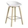 HAY About A Stool AAS32, 65 Cm, Lacquered Oak - White -Stools Store 53Hay 21 TH