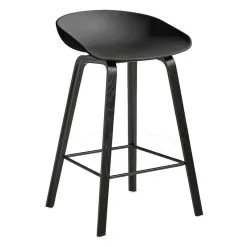 HAY About A Stool AAS32, 65 Cm, Black Oak - Black