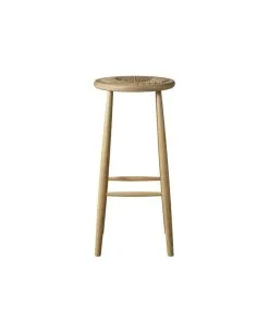 FDB Møbler J165B Bar Stool, 75 Cm, Natural Oak -Stools Store 5700380933213 28129
